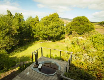 Eco Cabins with hot tubs